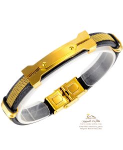 دستبند مردانه استیل گلد BNG575G0