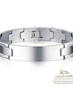 دستبند مردانه استیل سیلور BNG560S0
