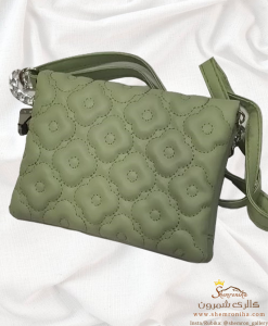 کیف دخترانه ونکلیف برجسته رنگ سبز مدل BAG107GN